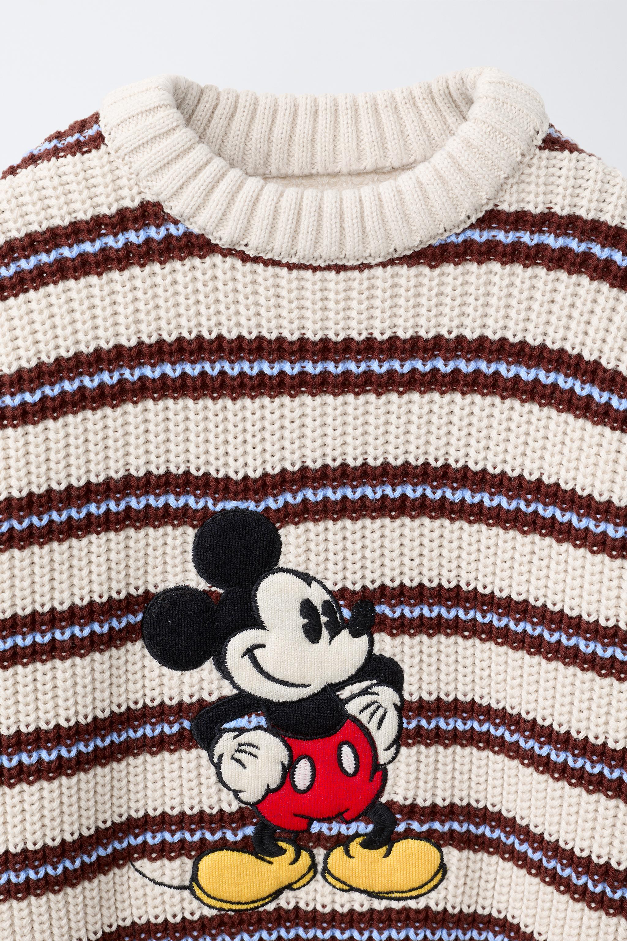 PULL EN MAILLE À RAYURES MICKEY MOUSE © DISNEY