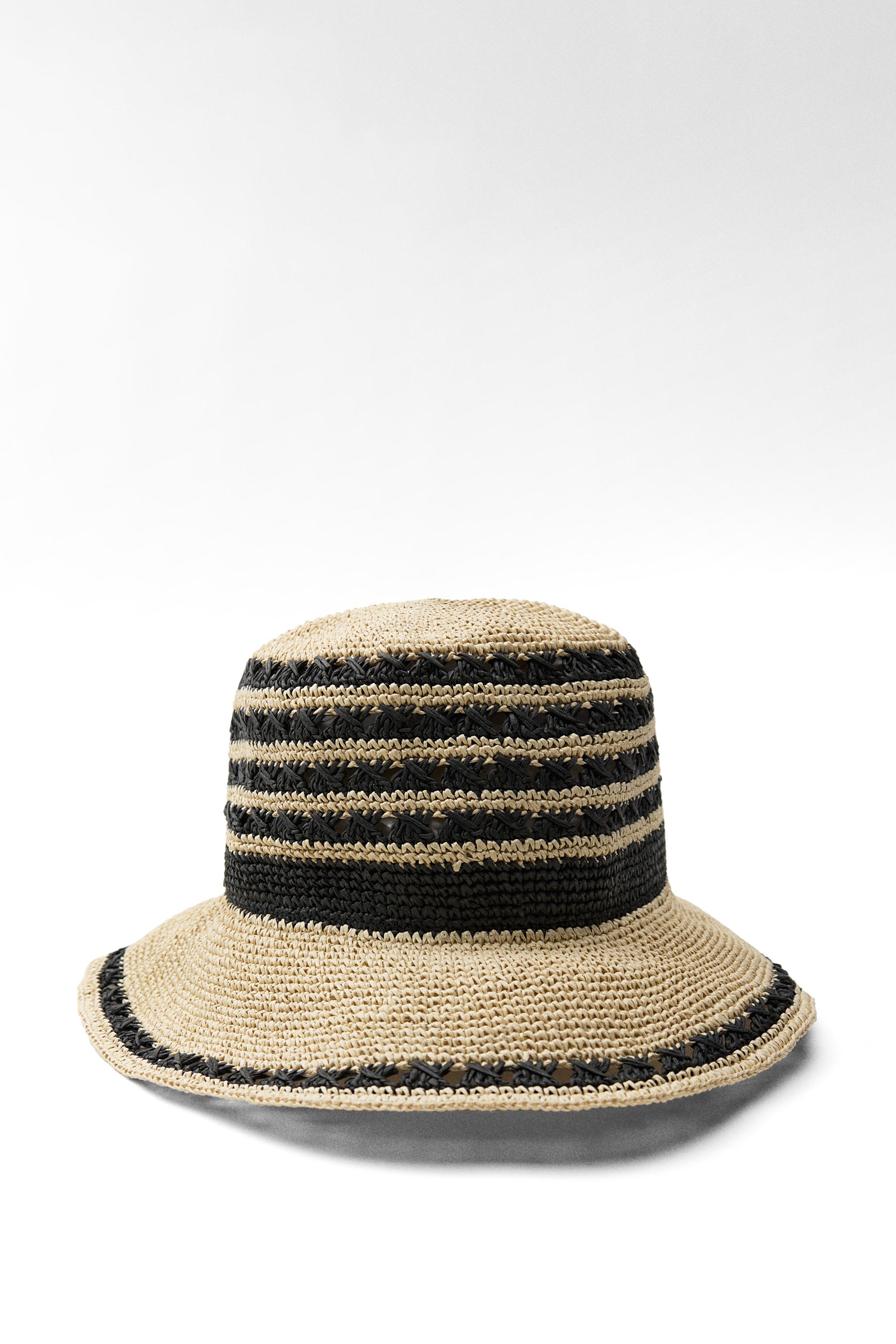 ZARA SOMBRERO RAFIA CINTA - Sombreros, Turbantes-ACCESORIOS-MUJER, ZARA  España