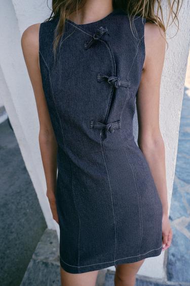 SHORT DRESS WITH FROG FASTENING - Indigo by Zara - Image 2