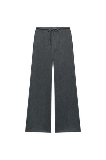 RUSTIC TROUSERS - Anthracite grey by Zara