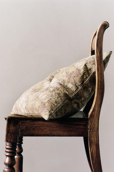 FUNDA COJÍN LINO MORRIS & CO. - Mostaza de Zara