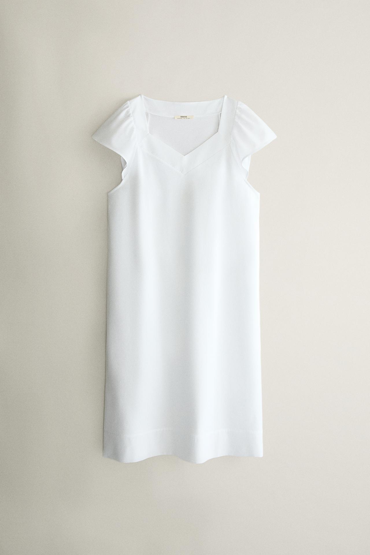 V-NECK SHORT SLEEVE NIGHTDRESS