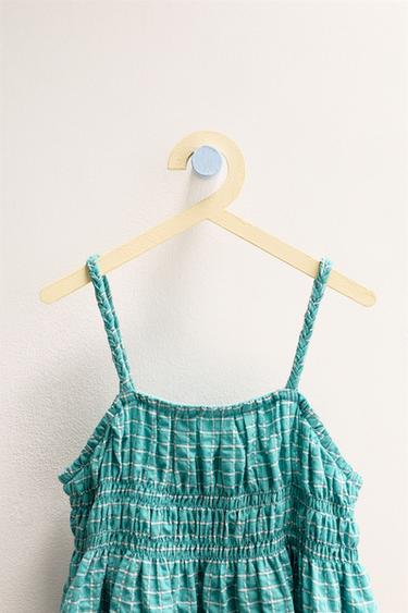 ZARA TIMELESS - CHECK DRESS - Blue / Green by Zara - Image 2