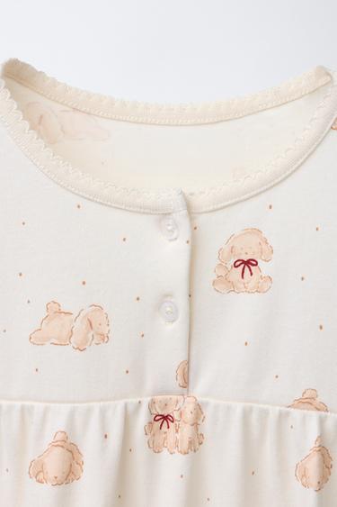 2-6 YEARS/ DOGGY NIGHTDRESS PYJAMAS - camel by Zara - Image 2