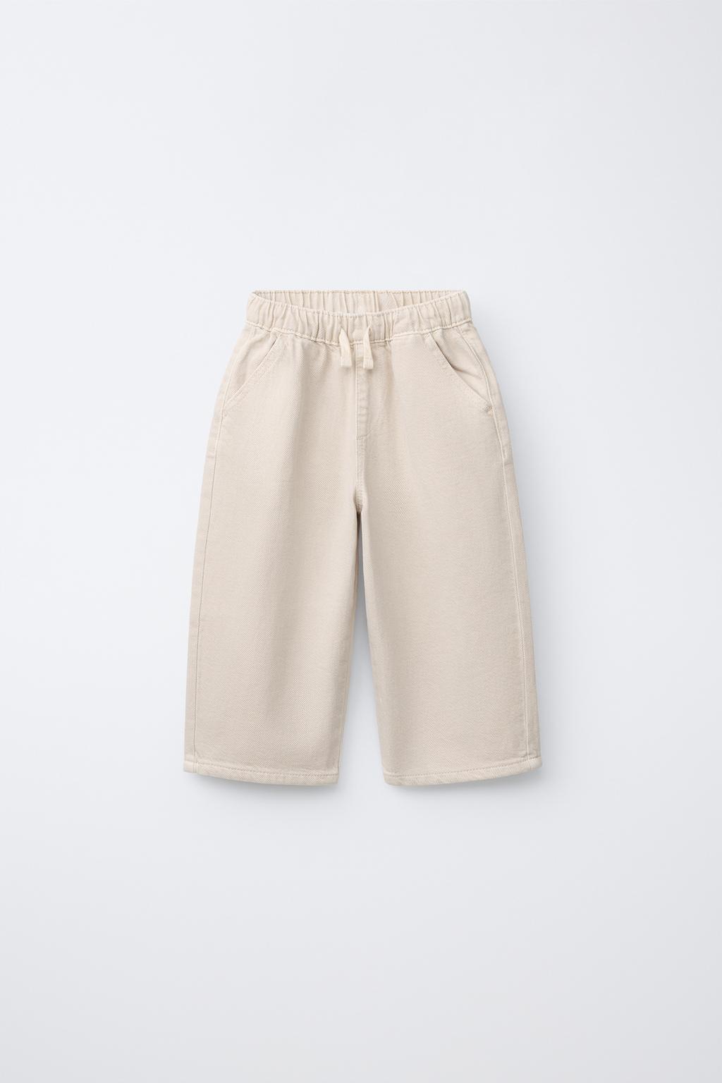 LOOSE TIE-WAIST JEANS