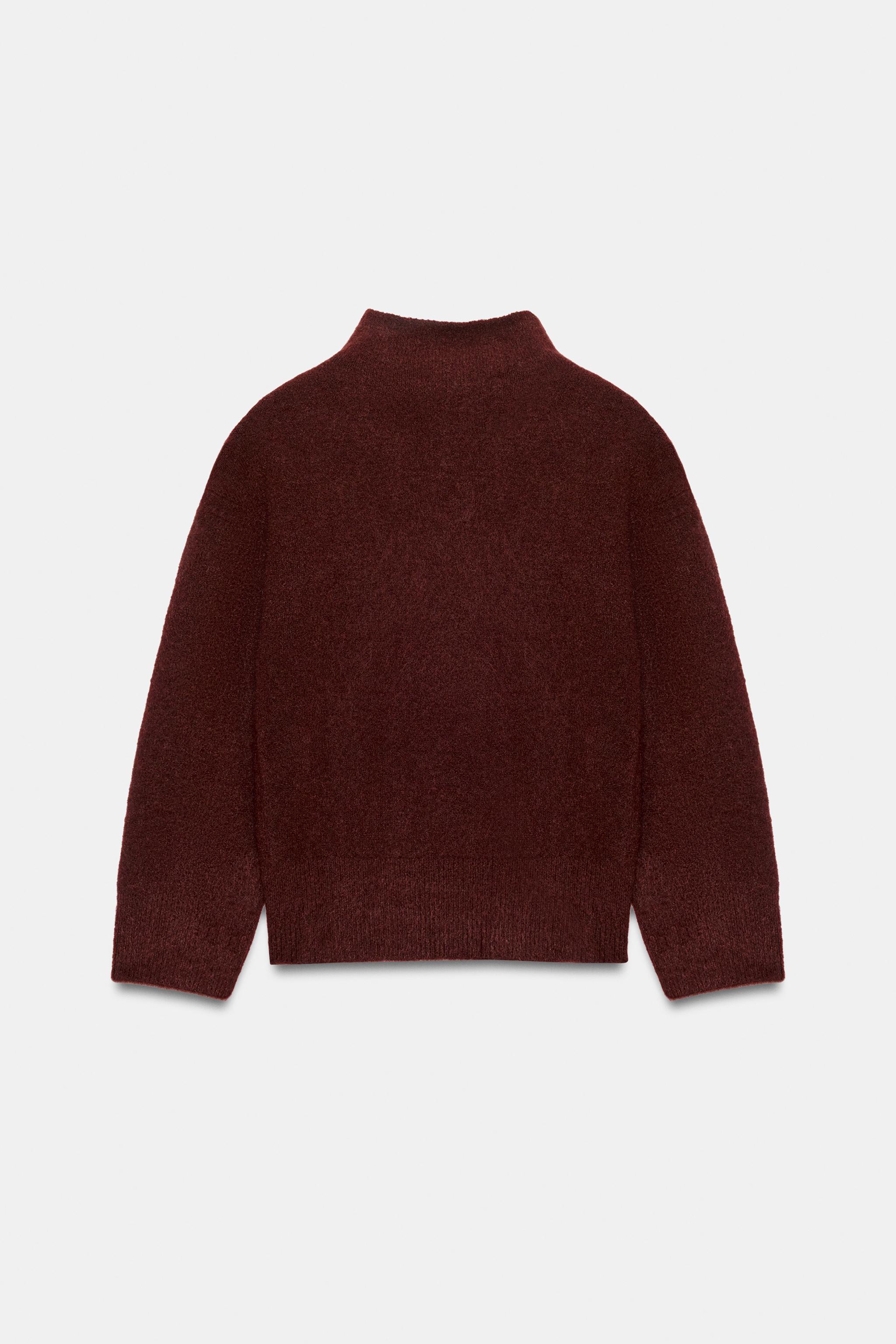 SOFT HIGH-NECK KNIT JUMPER