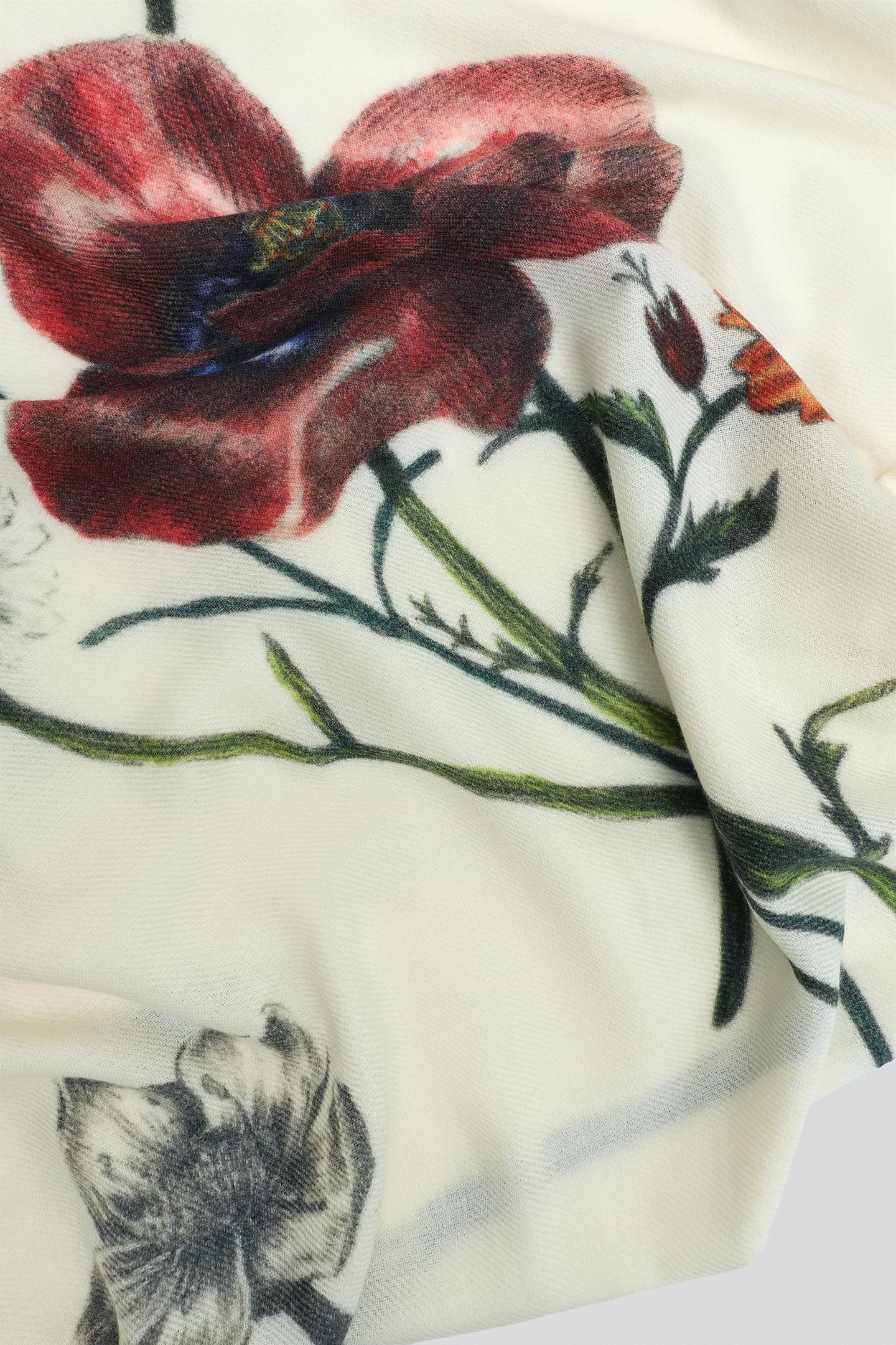 Женский шарф Zara 100% Wool Printed, цвет: С принтом — фото 6