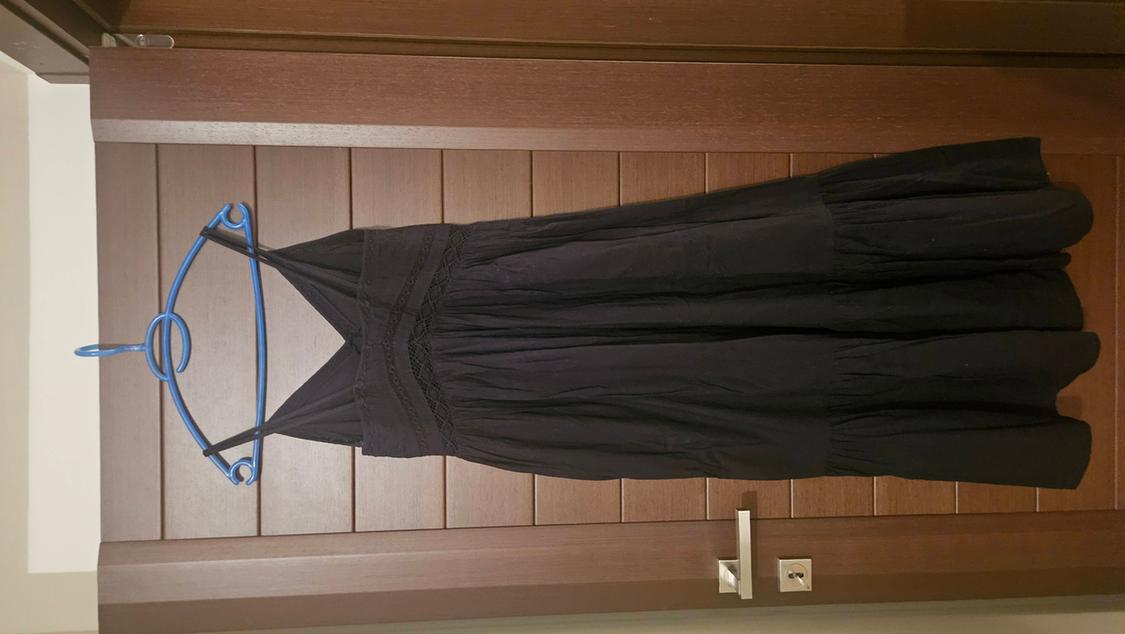 MIDI DRESS WITH LACE TRIM - Image 5