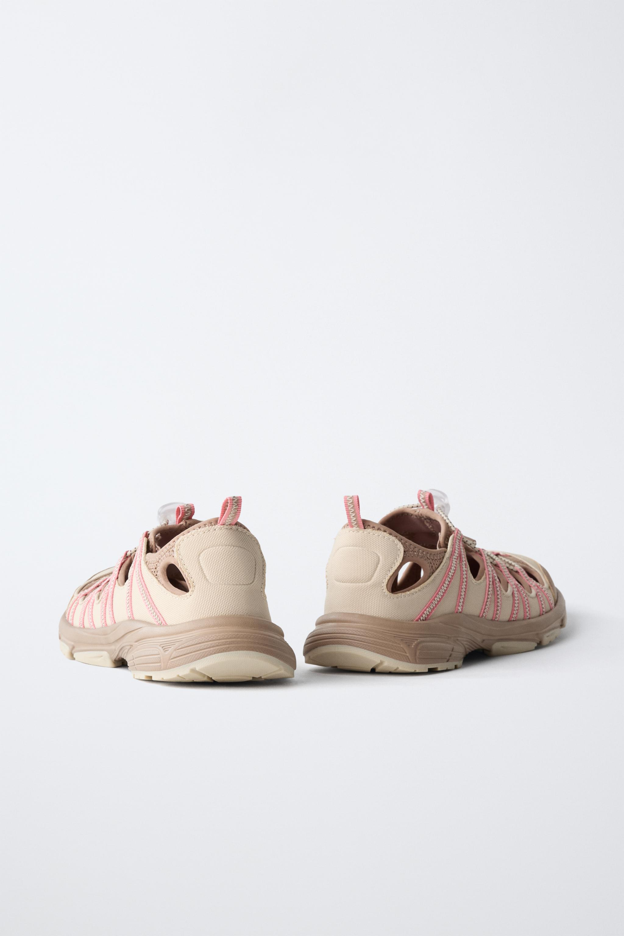 Детские кроссовки Zara OPENWORK SNEAKERS — фото 6