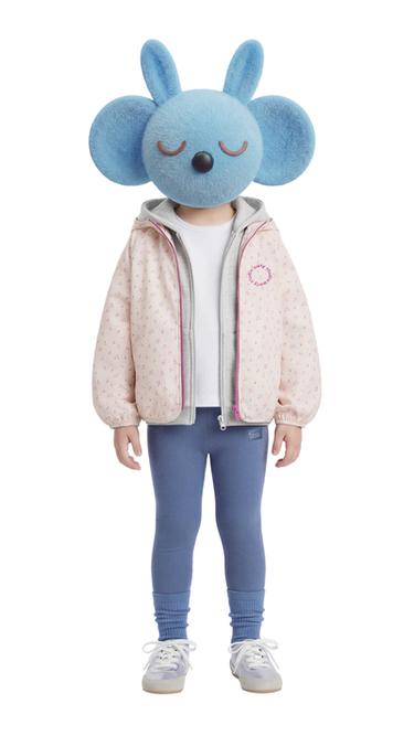 LEGGINGS MIT RIPPENMUSTER UND ETIKETT - Mittelblau von Zara