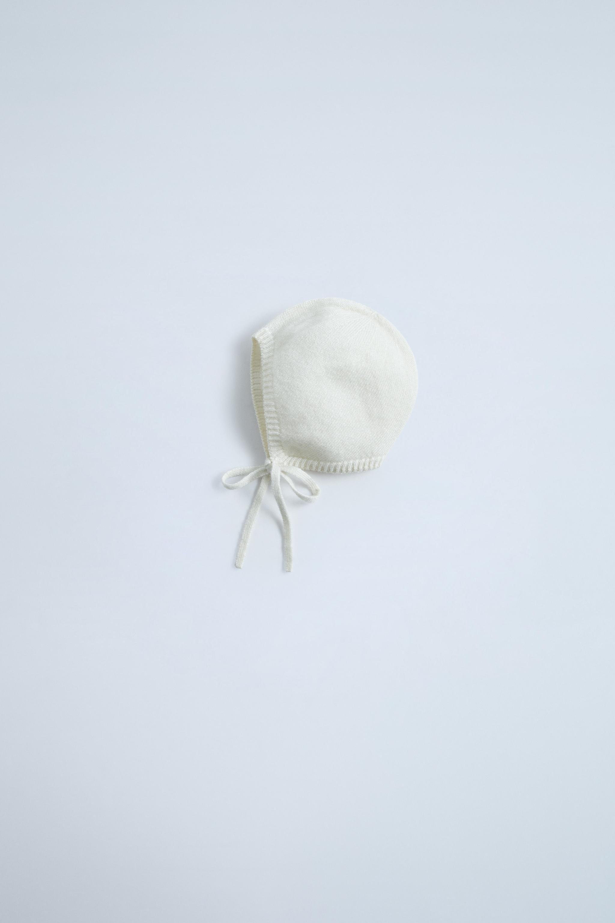 100 CASHMERE BONNET Ecru ZARA United States