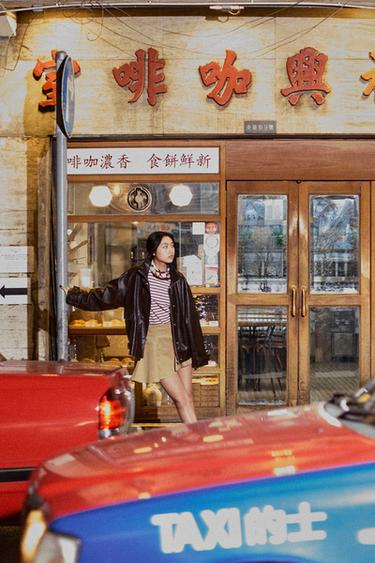 Zara 造型 - 深駝色