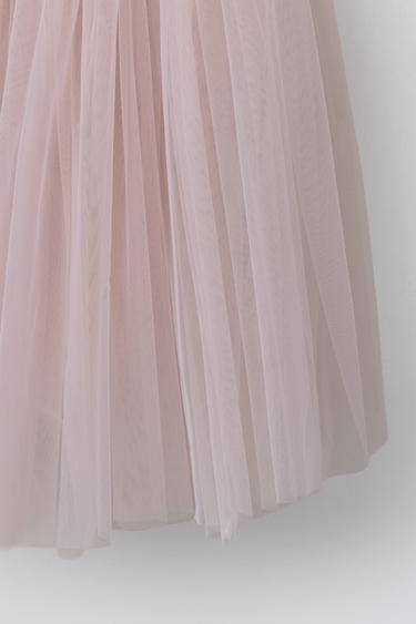 MULTI-LAYERED LONG TULLE SKIRT - Pink by Zara - Image 3