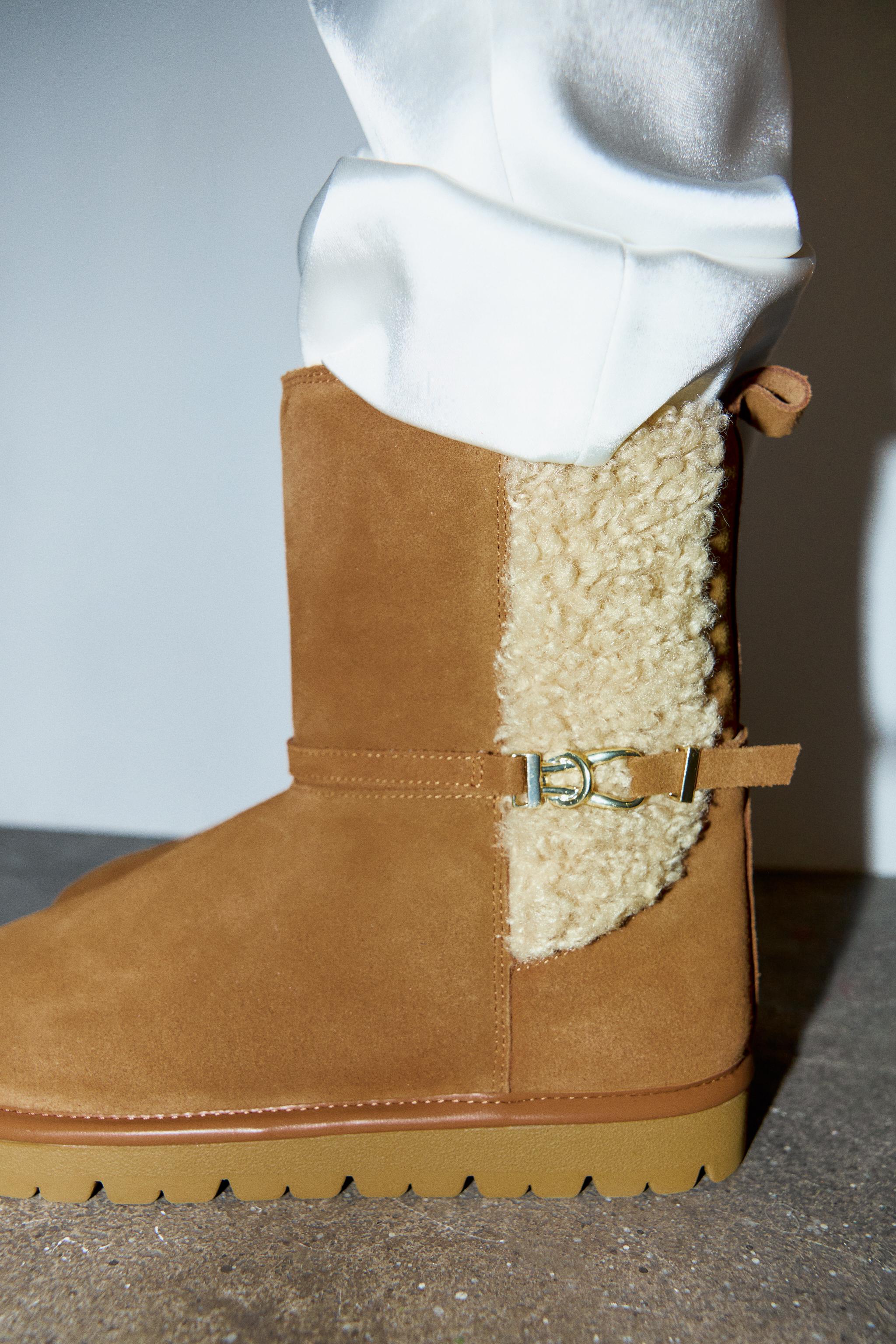 Zara 2025 ugg boots