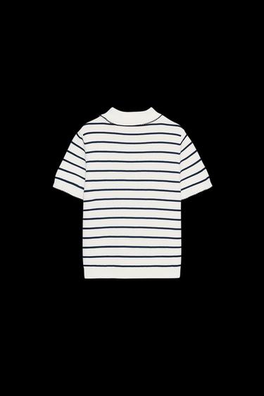 TOP PUNTO VIVOS - rayas de Zara