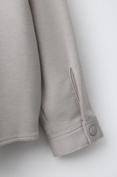 COMFORT OVERSHIRT - Light beige by Zara - Image 3