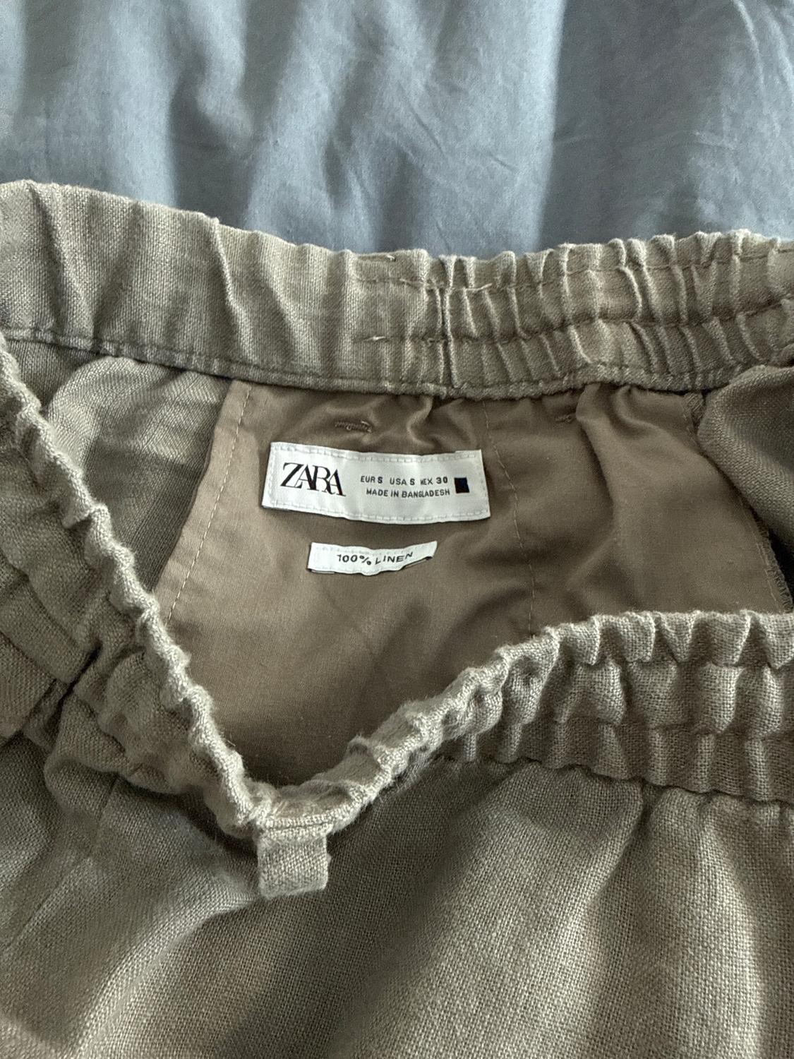 100% LINEN BERMUDA SHORTS - Image 2