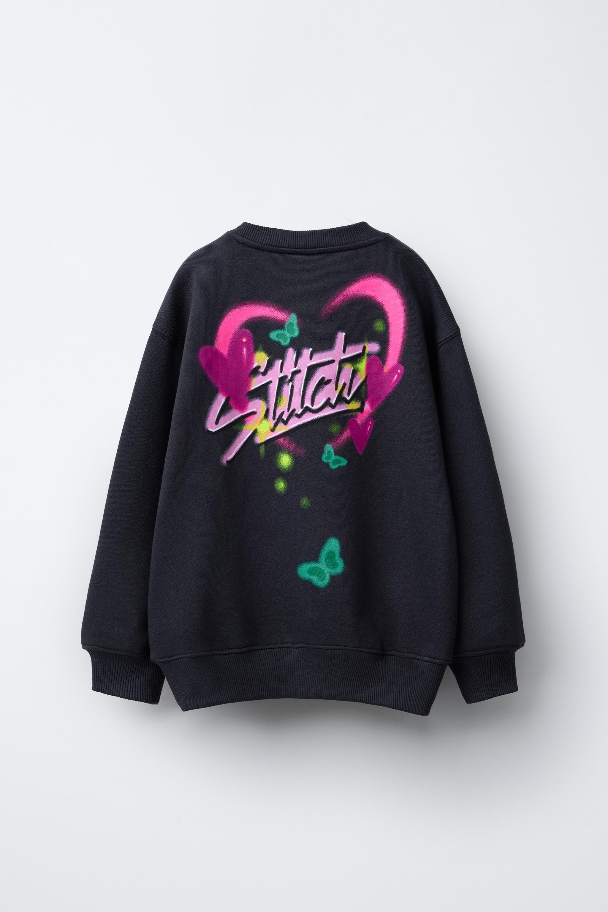 LILO & STITCH © DISNEY SWEATSHIRT - Anthracite grey | ZARA