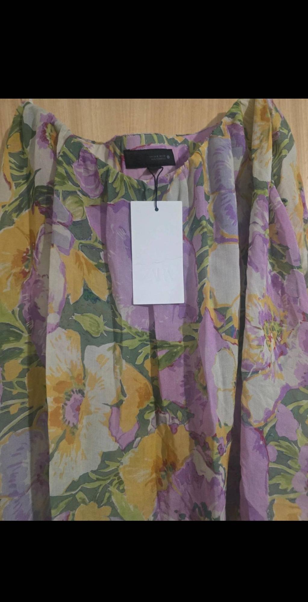 STRAPLESS FLORAL LONG DRESS SIZE M - Image 2