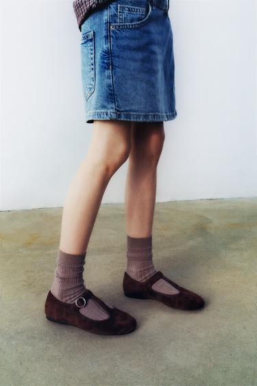 Zara DENIM SKORT - Blue