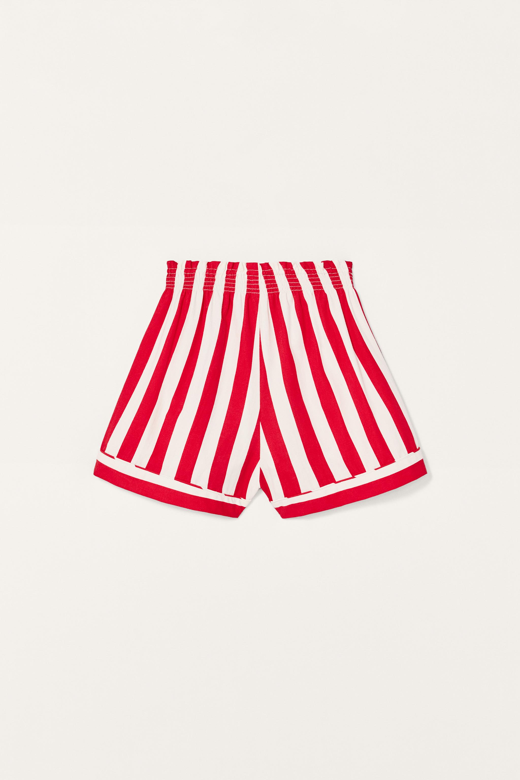 STRIPED SHORTS LIMITED EDITION - striped | ZARA Canada