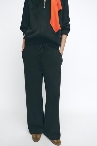ENSEMBLE SWEAT ET PANTALON DOUX - Vert turquoise de Zara - Image 1