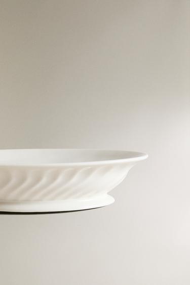 PORTE-SAVON CÉRAMIQUE RELIEF - Blanc de Zara - Image 3