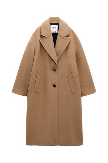OVERSIZED COAT WITH WOOL