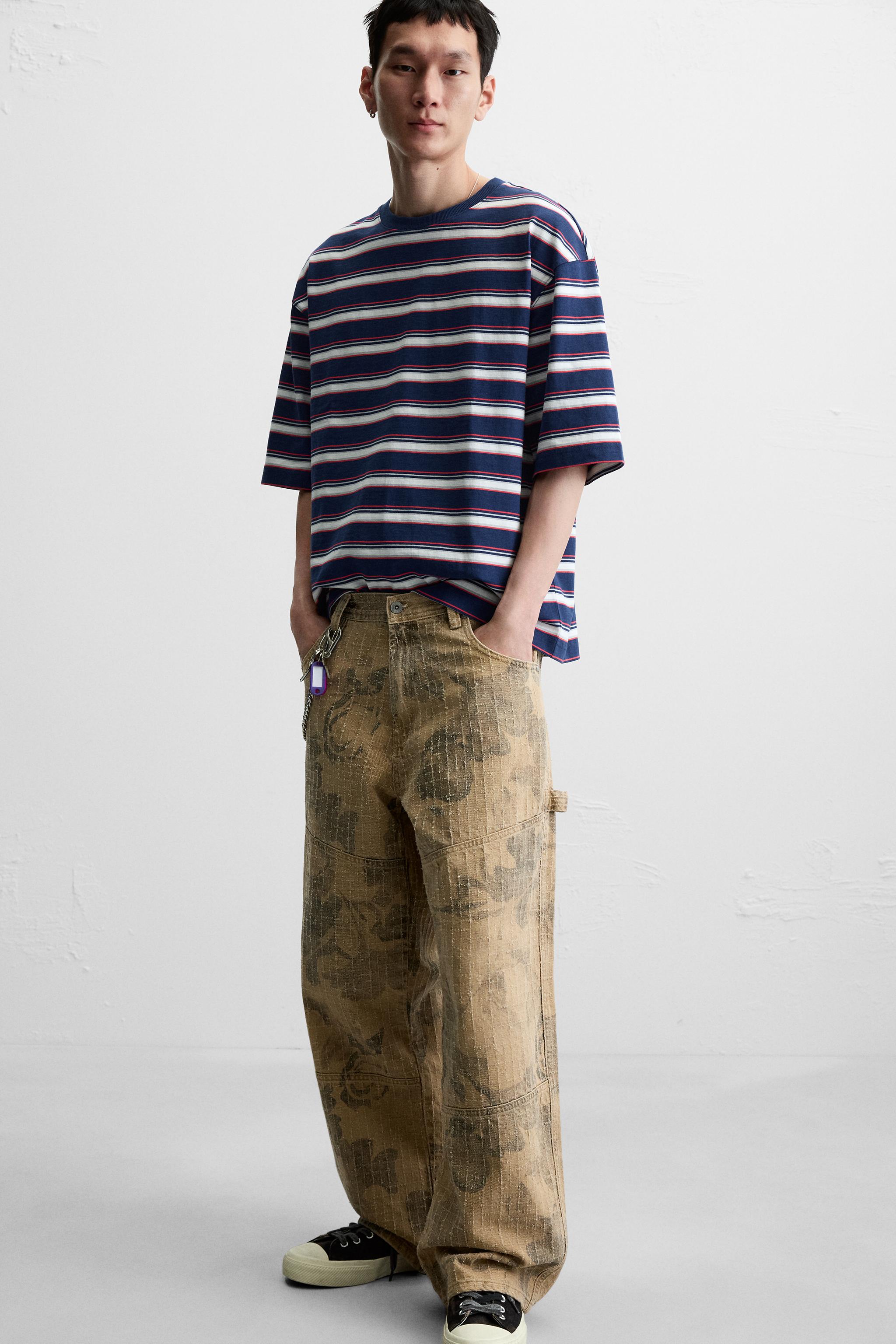 ZARA ストライプスーツ 116cm 新品 ストライプTシャツ - ブルー／ブラック | ZARA Japan / 日本