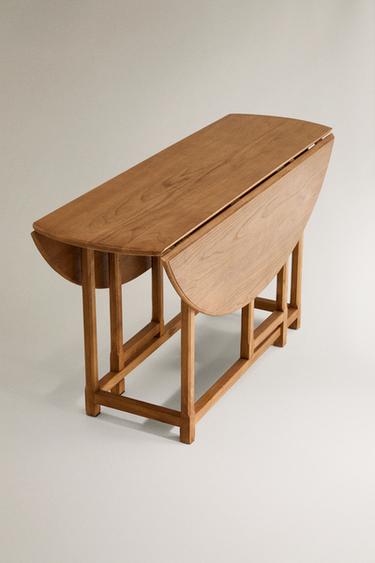 FOLDABLE OVAL TABLE - Light beige by Zara - Image 4