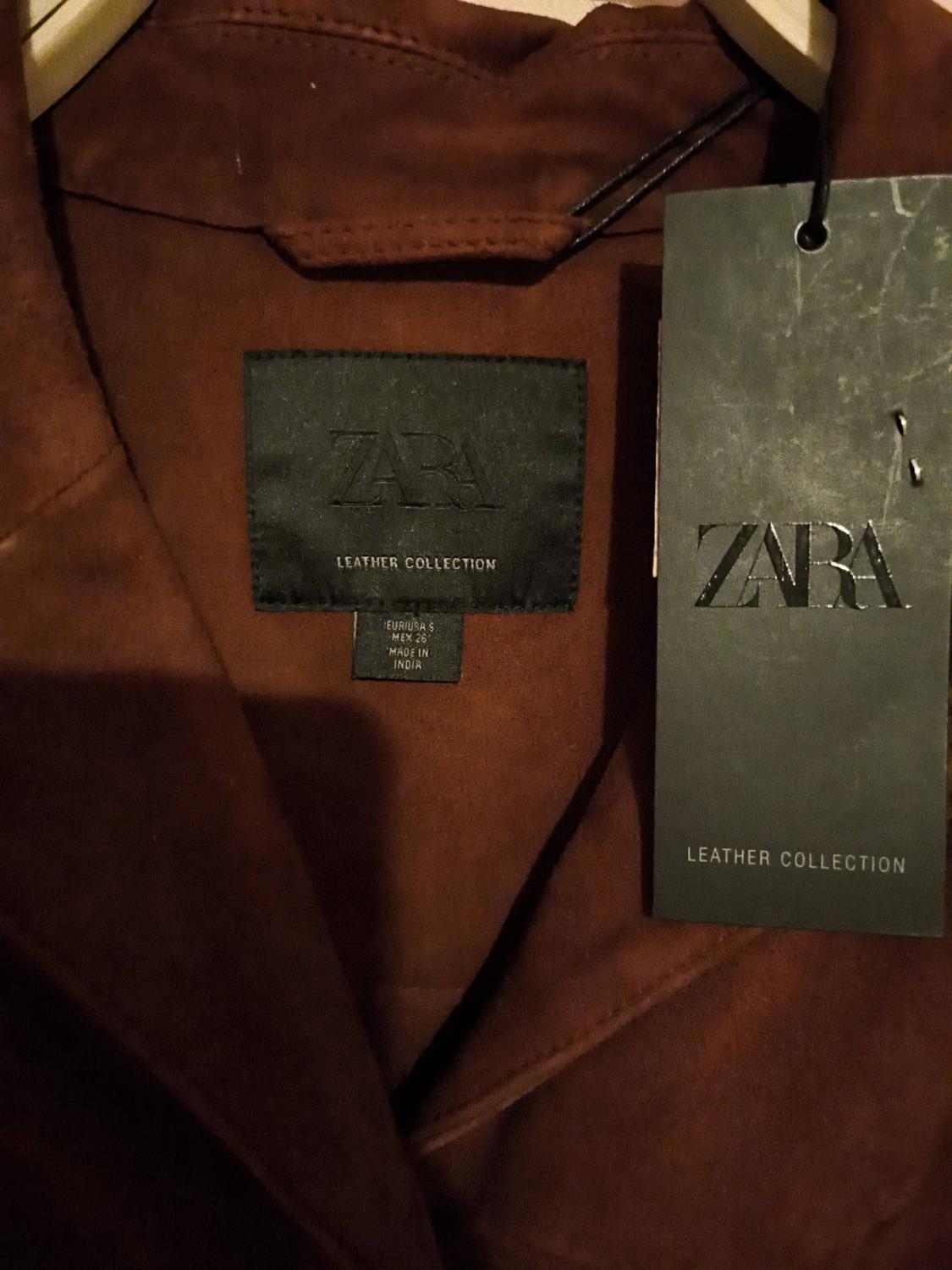 100% SUEDE OVERSIZED JACKET ZW COLLECTION LIMITED EDITION - Image 2