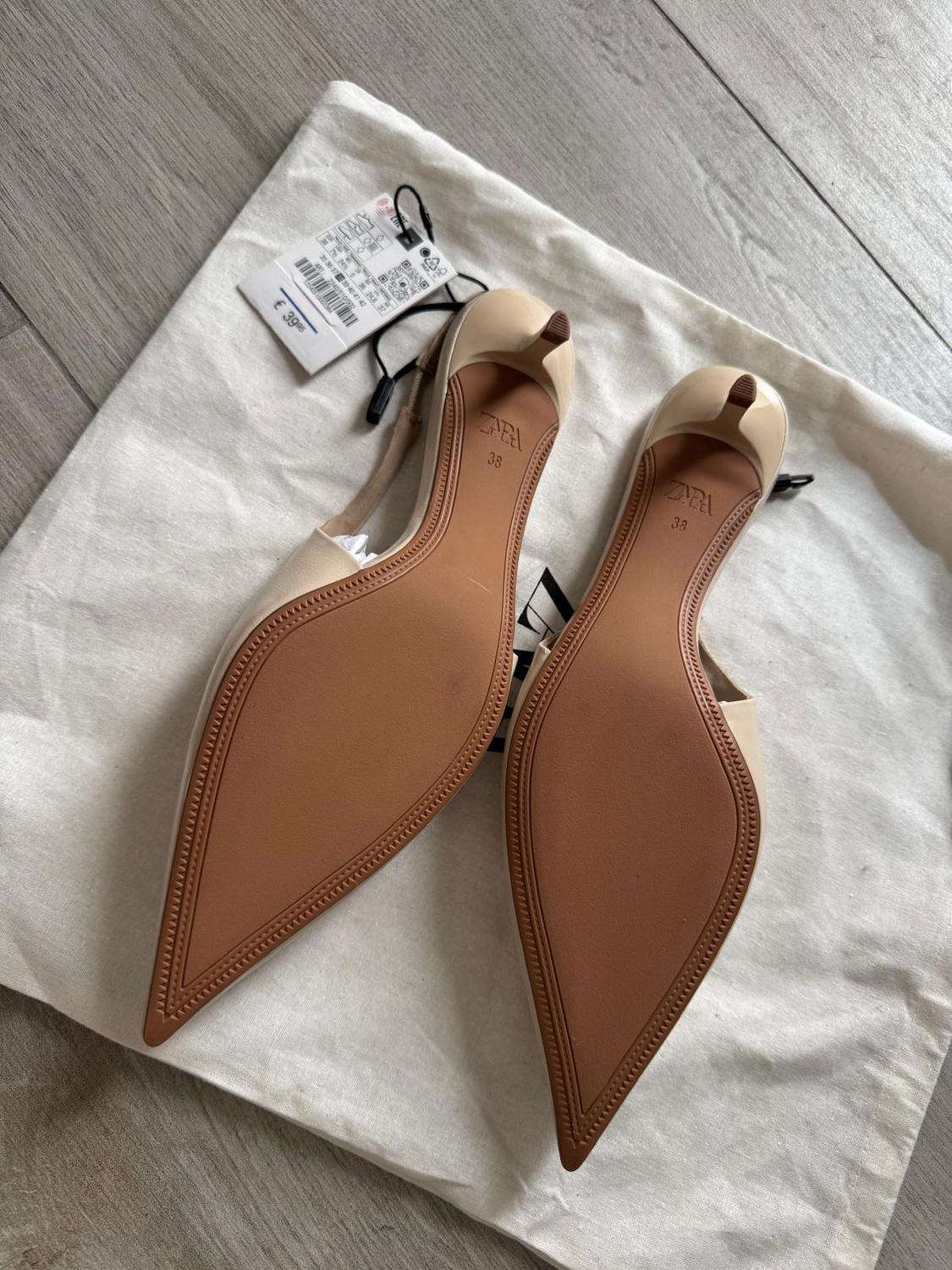 KITTEN HEEL SLINGBACK SHOES - Image 4