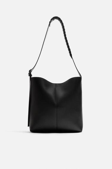 PLAIN TOTE BAG - Black by Zara - Image 0