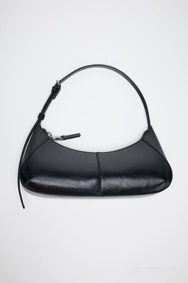 SAC PORTÉ ÉPAULE ALLONGÉ - Noir de Zara