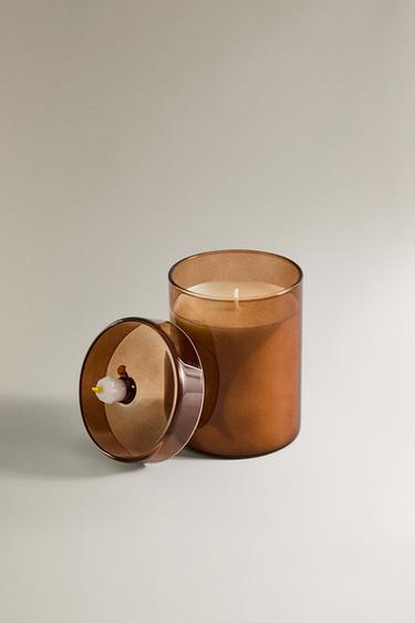 (220 G) SALTED CARAMEL BOROSILICATE SCENTED CANDLE - Cream by Zara - Image 1
