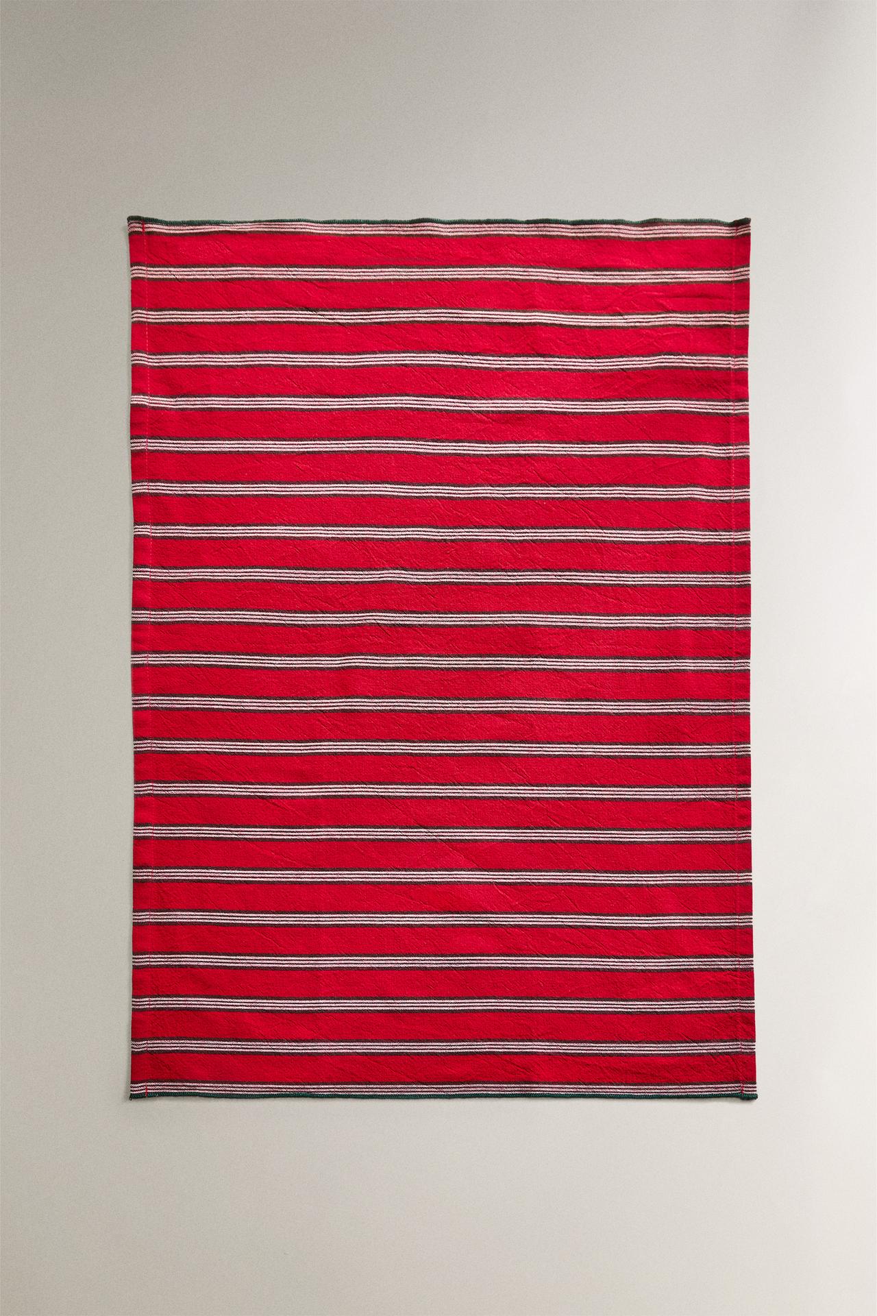 SET OF DYED COTTON CHRISTMAS KITCHEN TOWELS (SET OF 2)