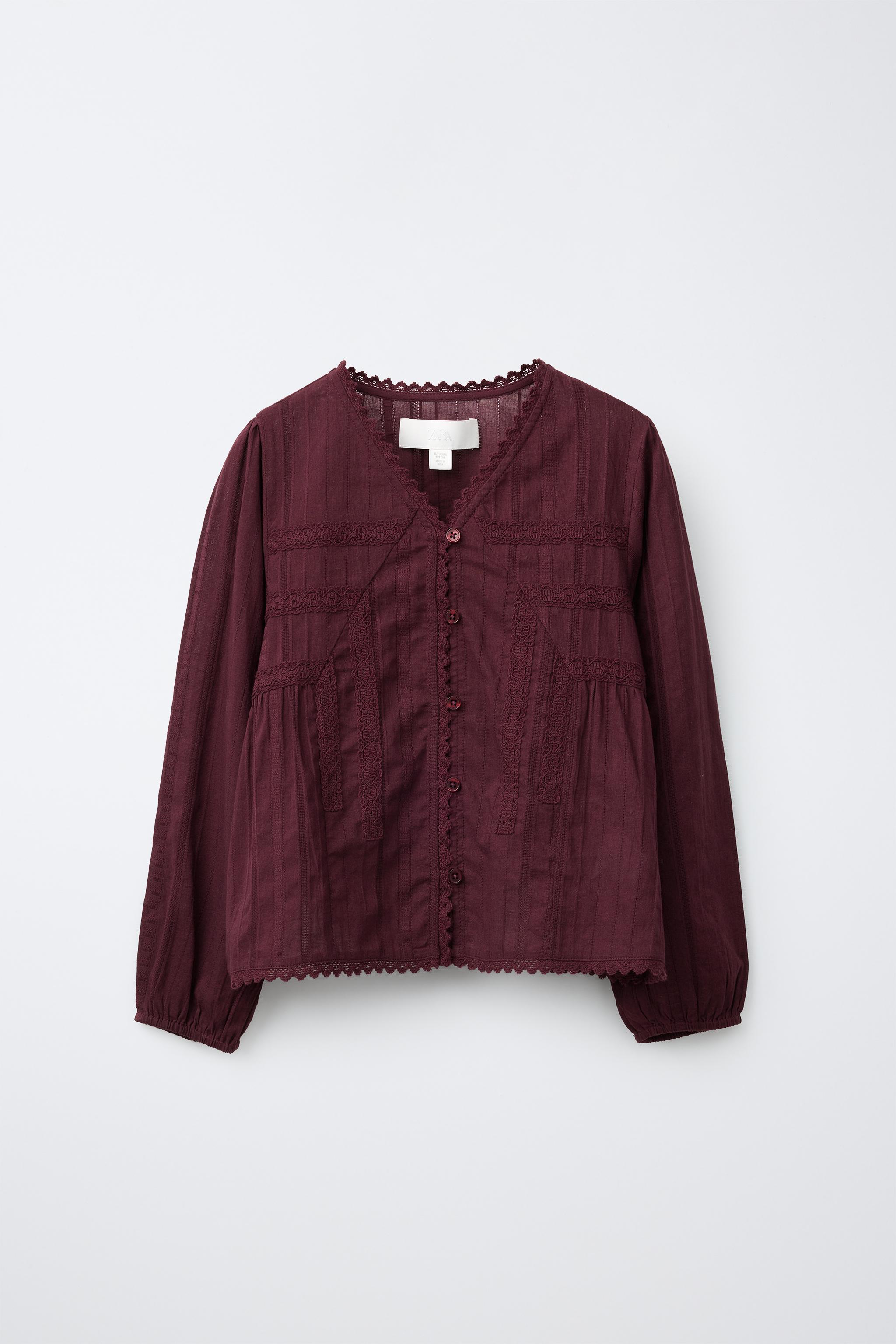 CHEMISE ROMANTIQUE AVEC DENTELLE