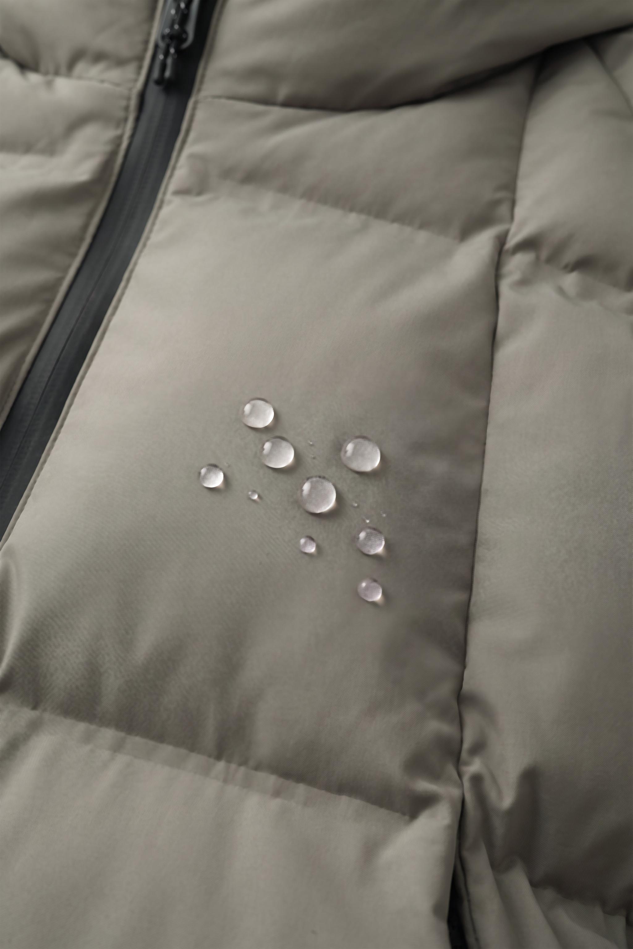 WATER REPELLENT PUFFER HOODIE JACKET