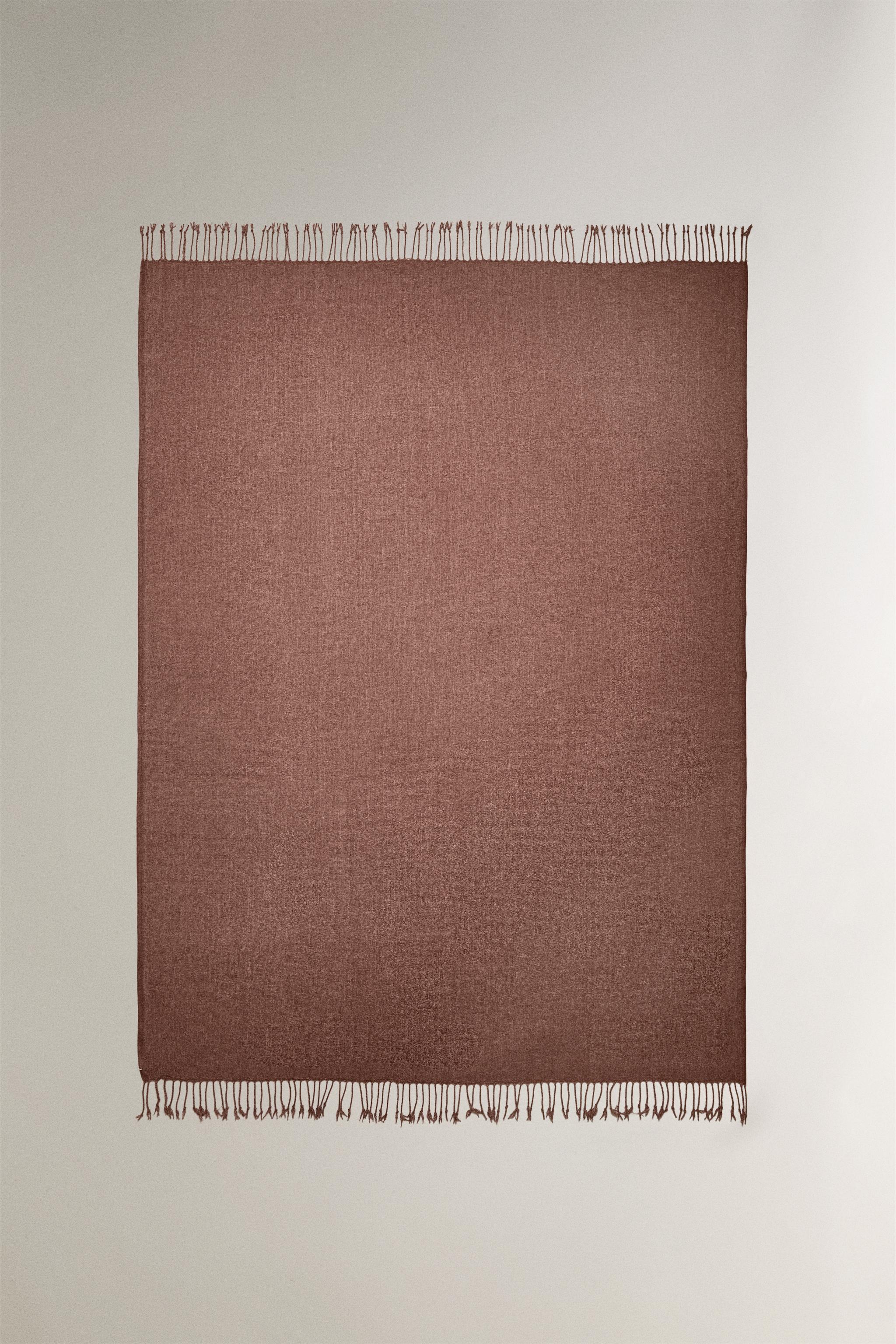 CHENILLE BLANKET — Pink