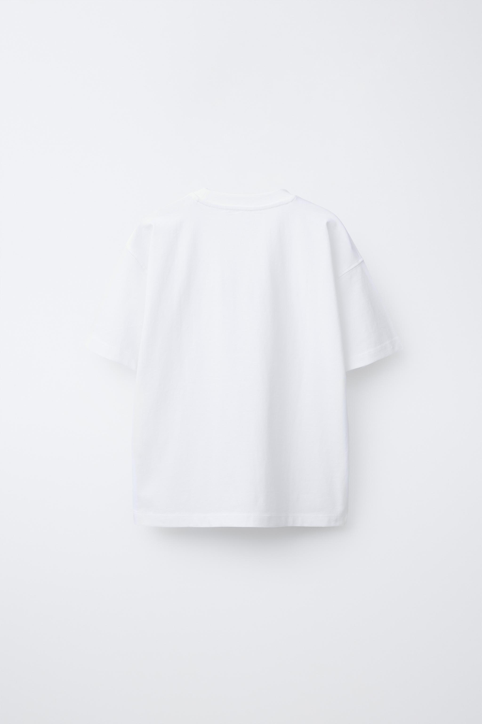 SLOGAN PRINT T-SHIRT — White
