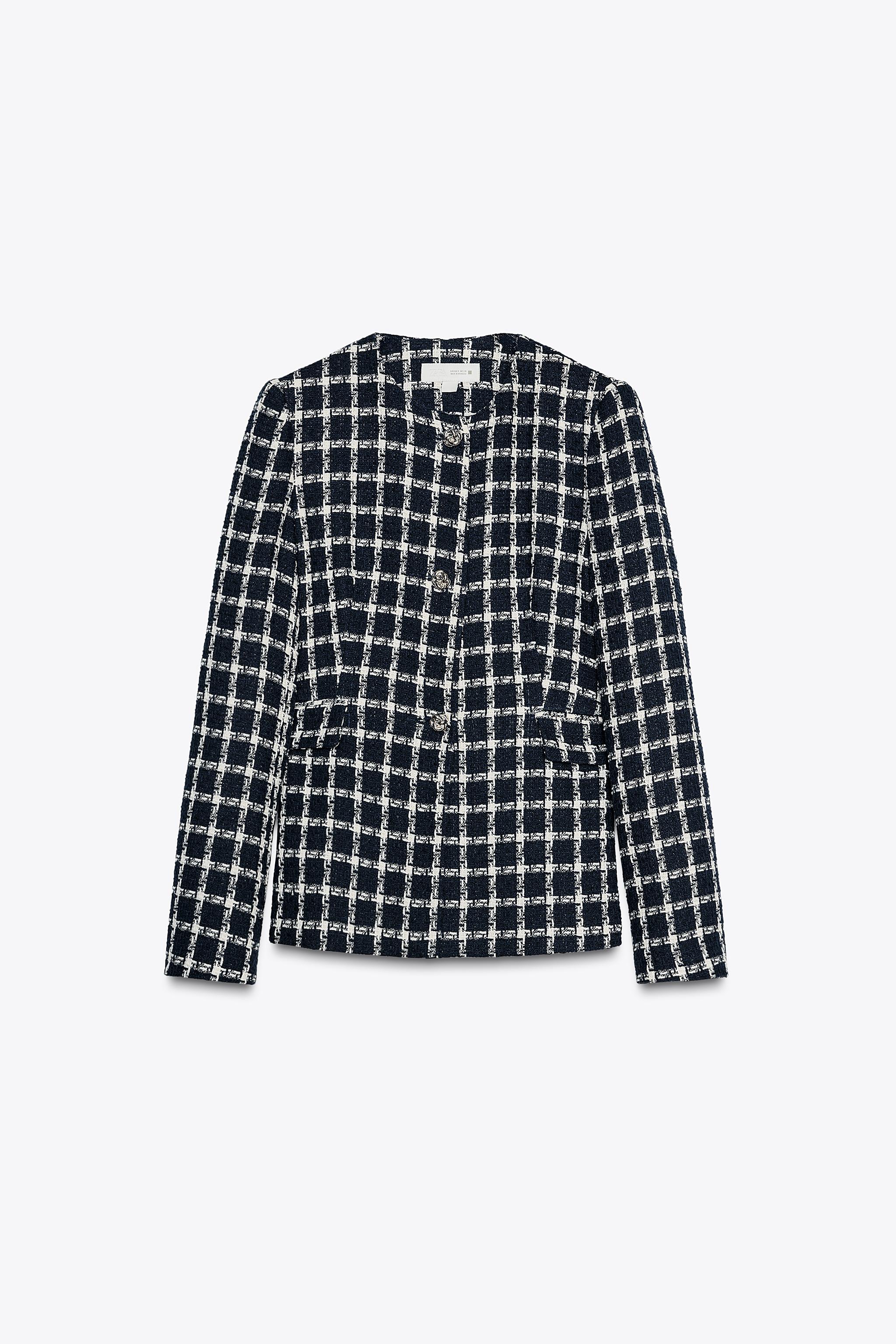 BLAZER CINTRÉ À TEXTURE