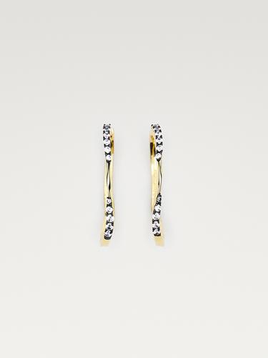 Zara Rhinestone earrings - Golden
