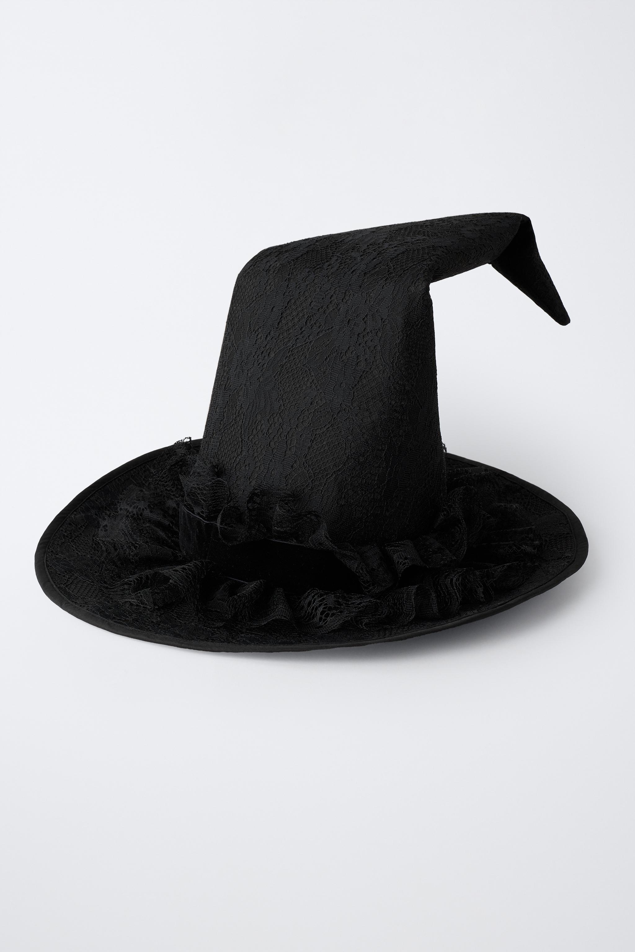 LACE WITCH COSTUME HAT