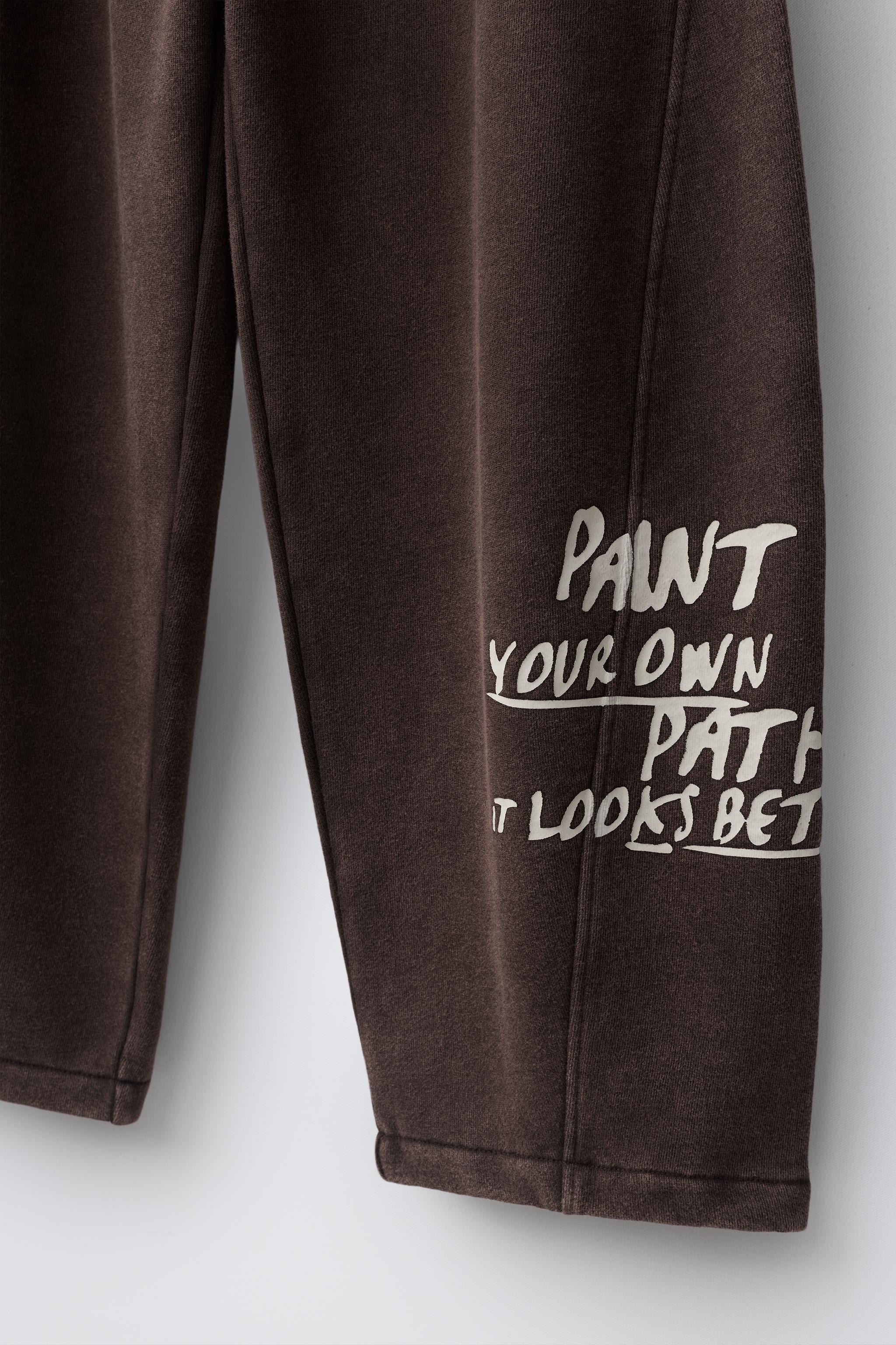 Детские брюки Zara PRINTED JOGGER PANTS — фото 4