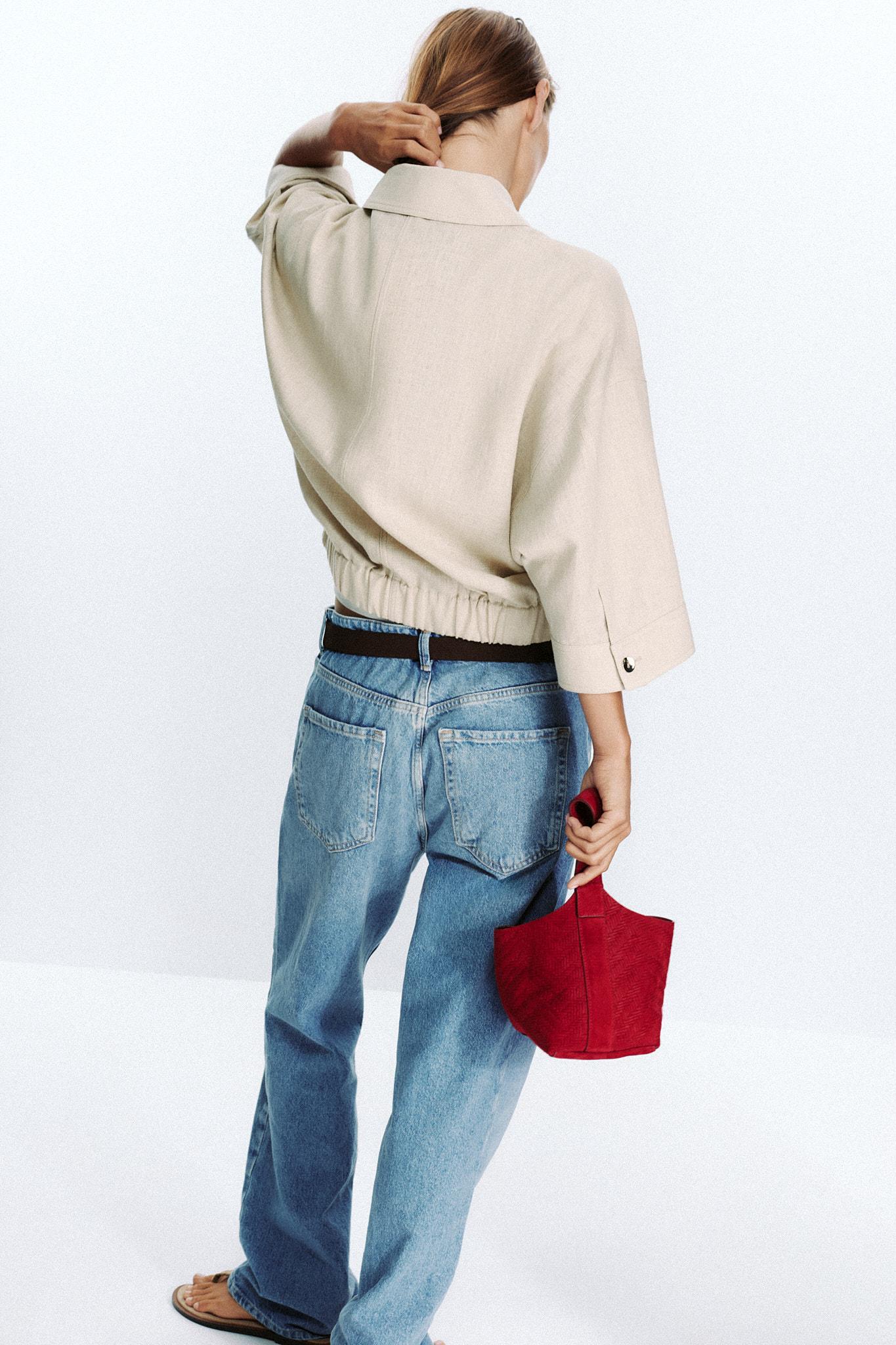 リネンサファリジャケット - サンド | ZARA Japan / 日本