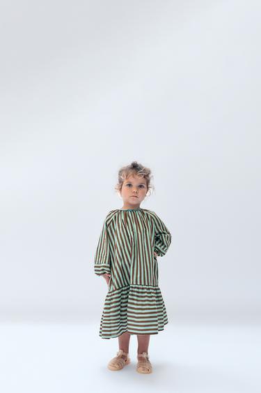 2-14 YEARS / LIMITED EDITION WAVY STRIPE DRESS - striped by Zara - Image 4
