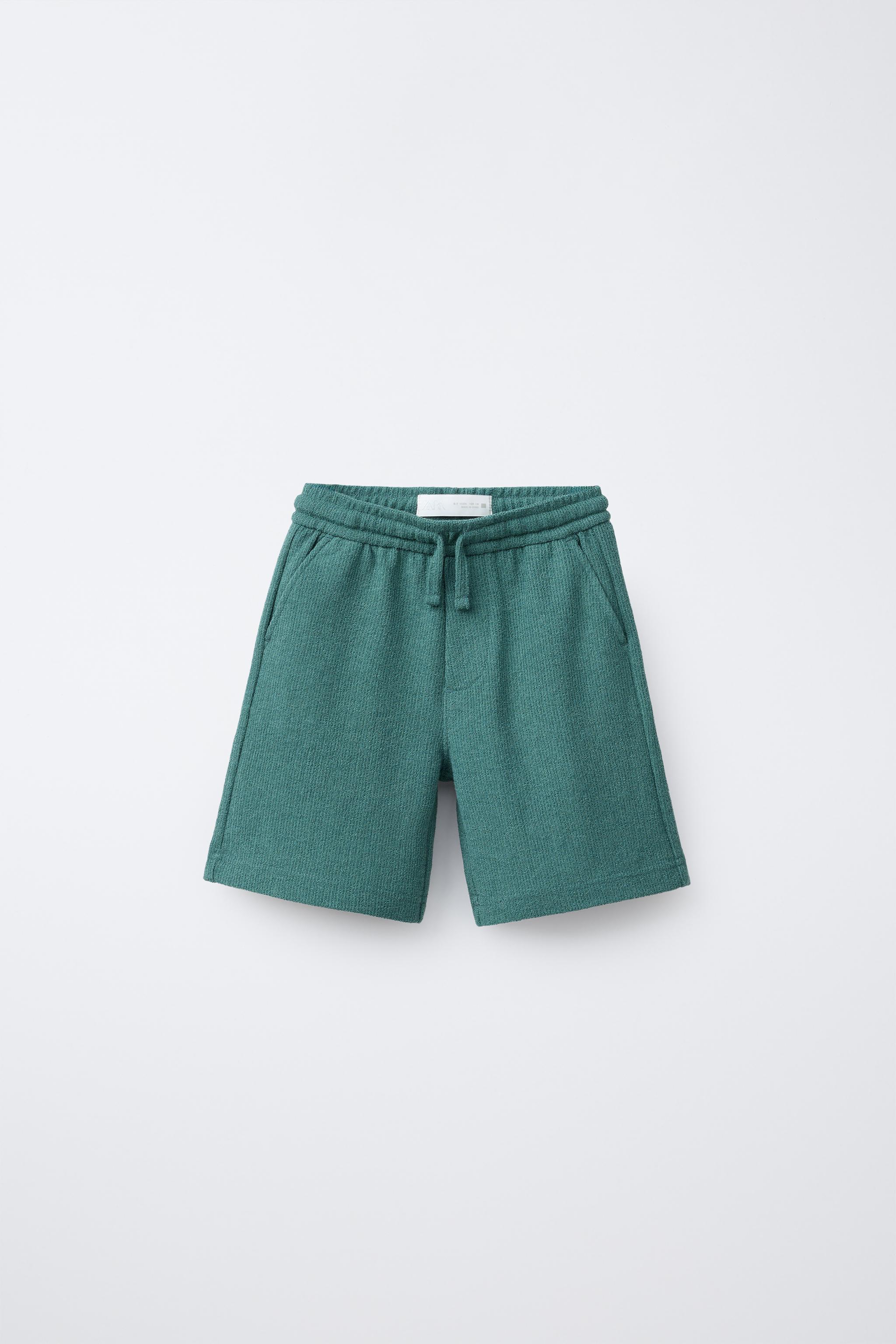 BERMUDA RUSTIQUE SLIM FIT EFFET ÉPONGE