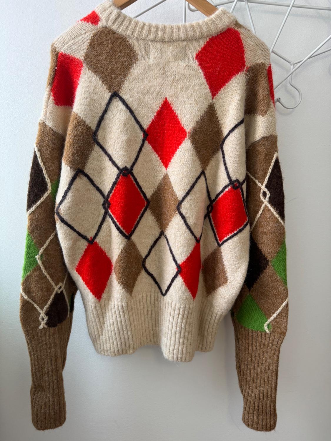 ARGYLE JACQUARD SWEATER X HARRY LAMBERT - Image 2