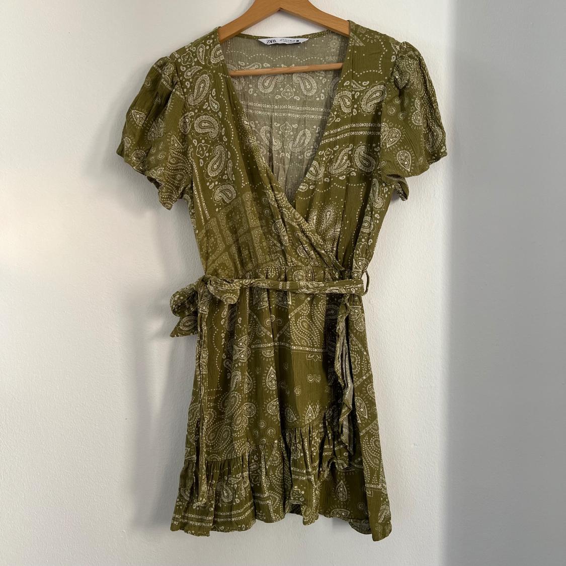 PAISLEY PRINT MINI DRESS - Image 2