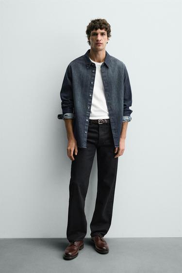 LEATHER BROGUES - Brown by Zara